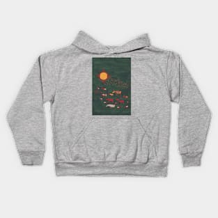 The sun seekers Kids Hoodie